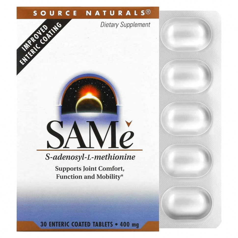 Source Naturals, SAMe, 400 , 30 ,       , -, 