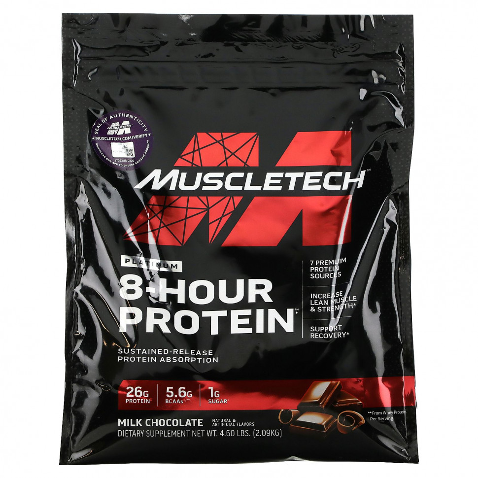 Muscletech, Platinum 8-Hour Protein,  , 2,09  (4,6 )    , -, 