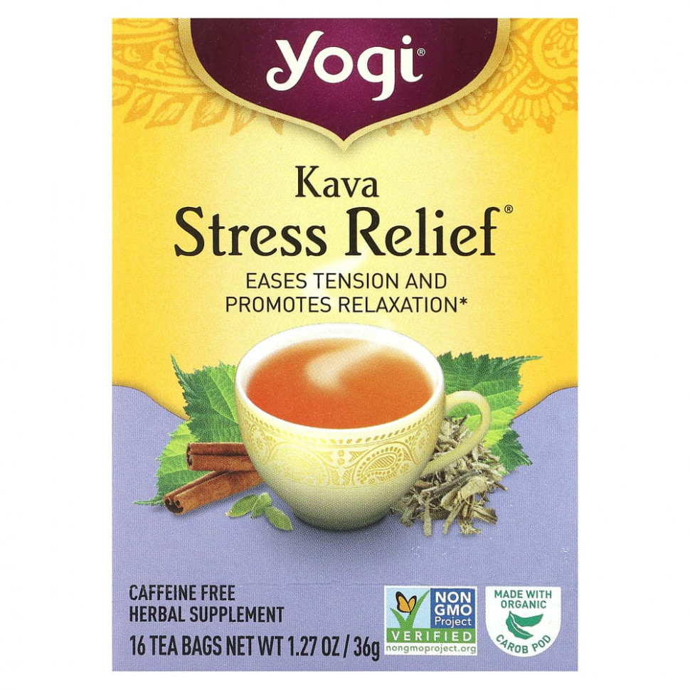 Yogi Tea, Kava Stress Relief ( ),  , 16  , 36  (1,27 )    , -, 