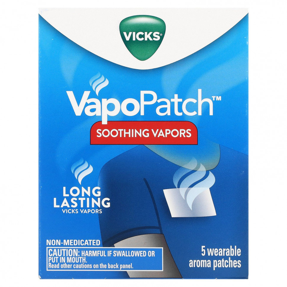 Vicks, VapoPatch, Soothing Vapors, 5         , -, 