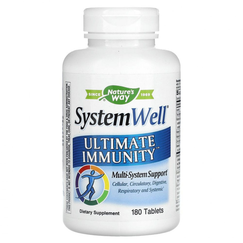  Nature's Way, System Well, Ultimate Immunity, 180   Iherb ()