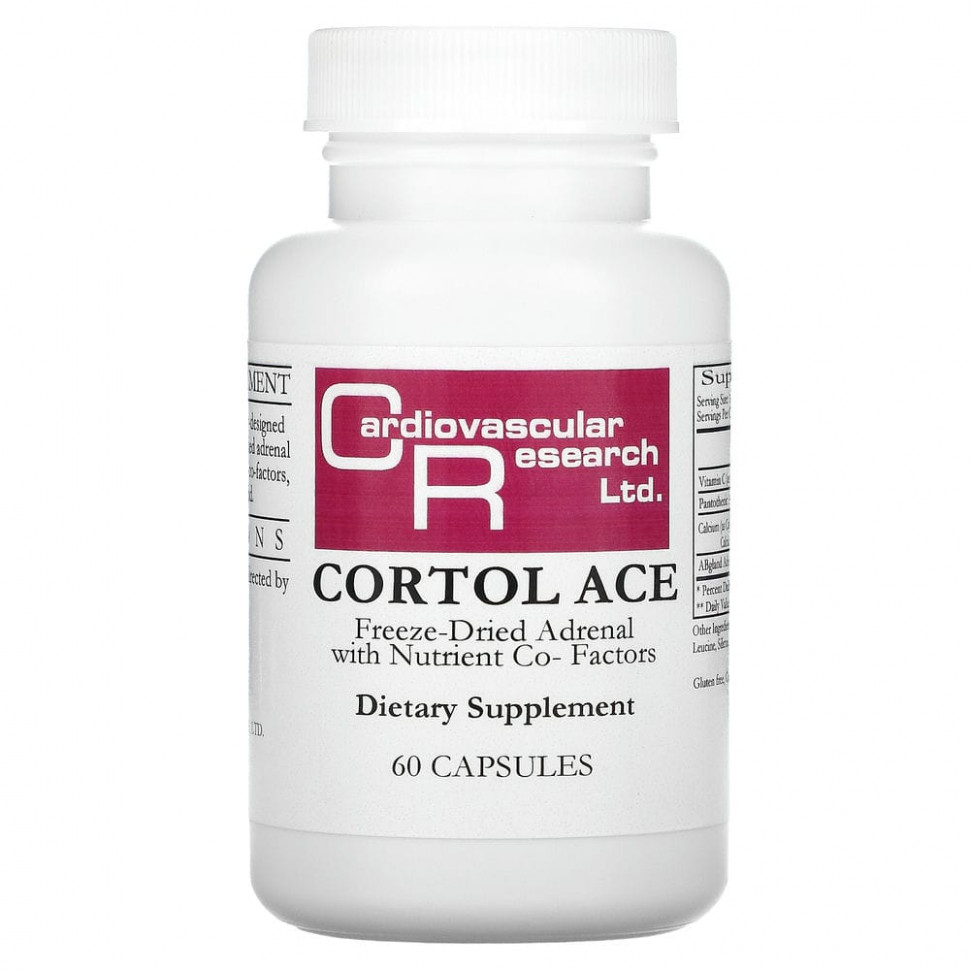 ���������� Cardiovascular Research, Cortol Ace, 60 ������  Iherb (������)