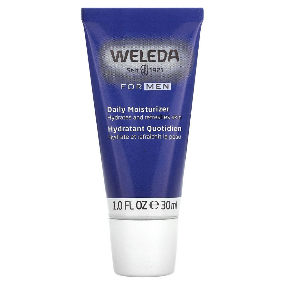 Weleda, Daily Moisturizer For Men, 1 fl oz (30 ml)    , -, 