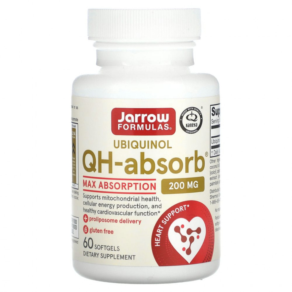 Jarrow Formulas,  QH-Absorb, 200 , 60       , -, 