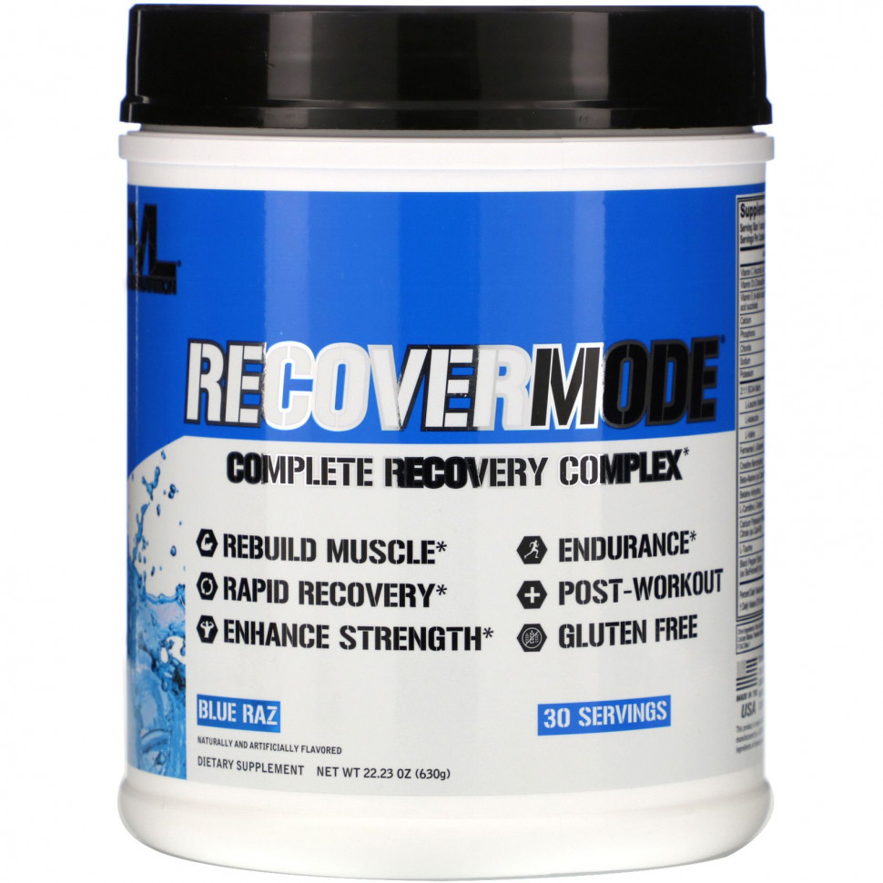 EVLution Nutrition, Recover Mode, Complete Recovery Complex, 22.23 oz (630 g)    , -, 