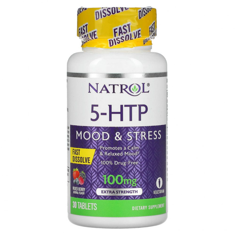 Natrol, 5-HTP, ,  ,   , 100 , 30     , -, 