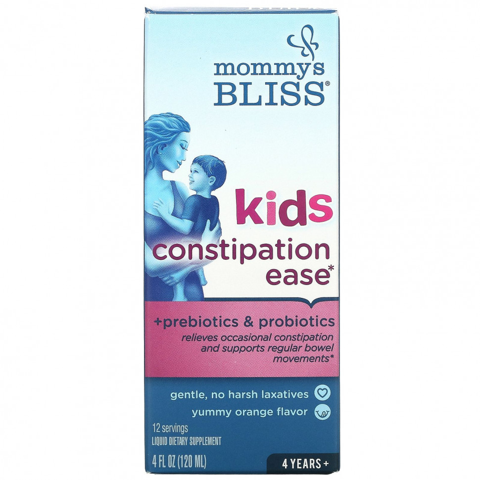 Mommy's Bliss, Kids Constipation Ease,      ,  4 , , 120  (4 . )    , -, 