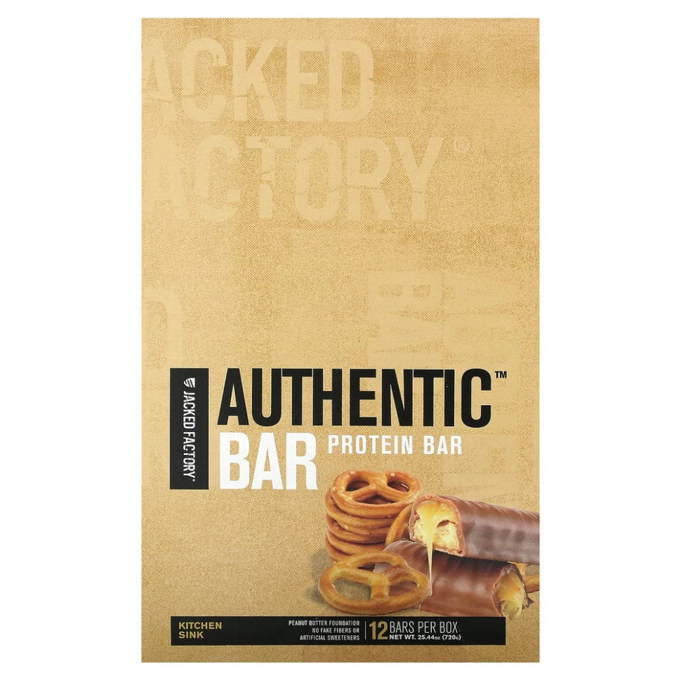  Jacked Factory, Authentic Bar,  ,  , 12 , 60  (2,12 )  Iherb ()