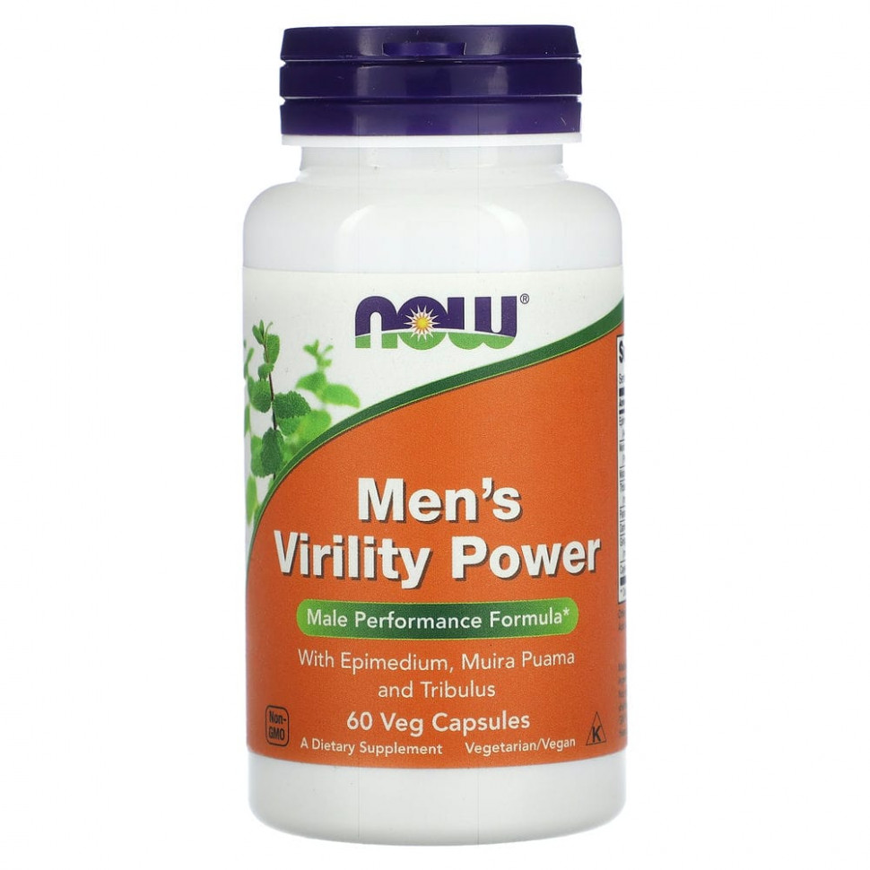 ���������� NOW Foods, Men's Virility Power, 60 ������������ ������  Iherb (������)