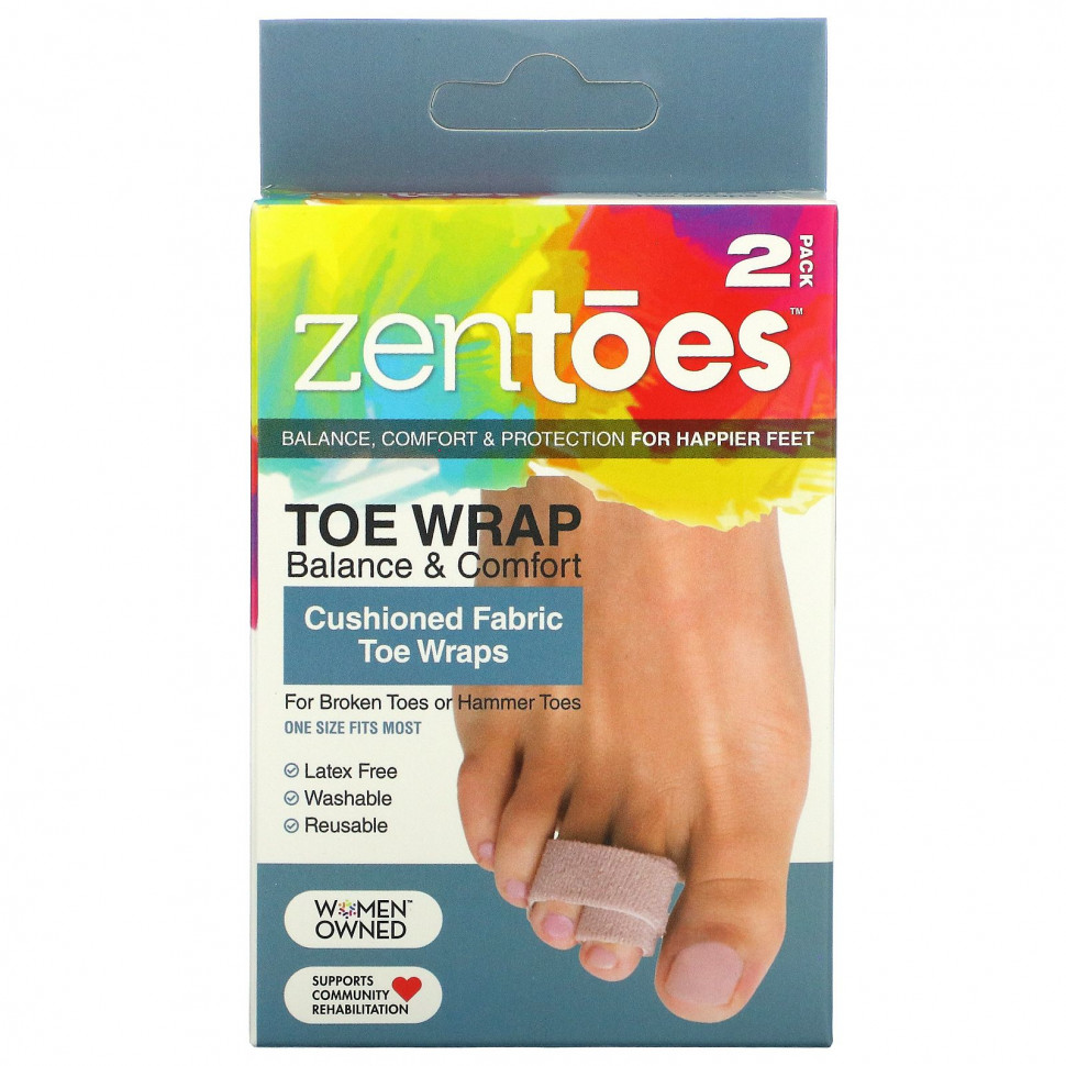  ZenToes, Toe Wrap Balance & Comfort,   , 2 .    Iherb ()