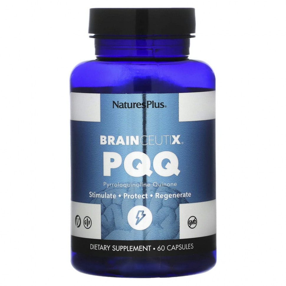 NaturesPlus, BrainCeutix,  (PQQ), 20 , 60     , -, 