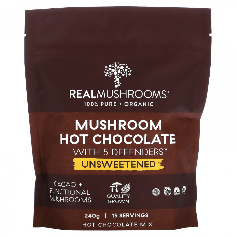  Real Mushrooms,      5 , , 240   Iherb ()
