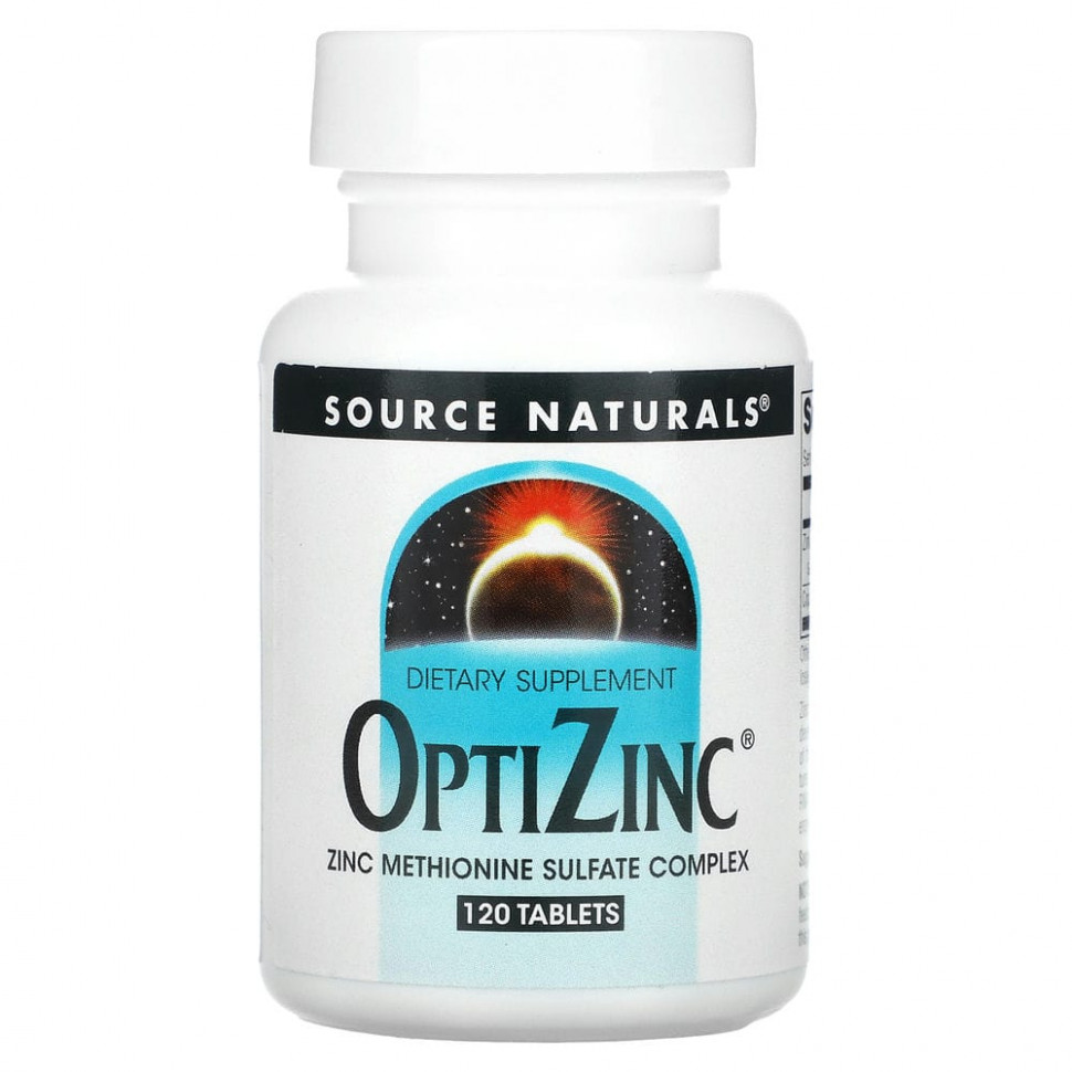 Source Naturals, OptiZinc, 120     , -, 