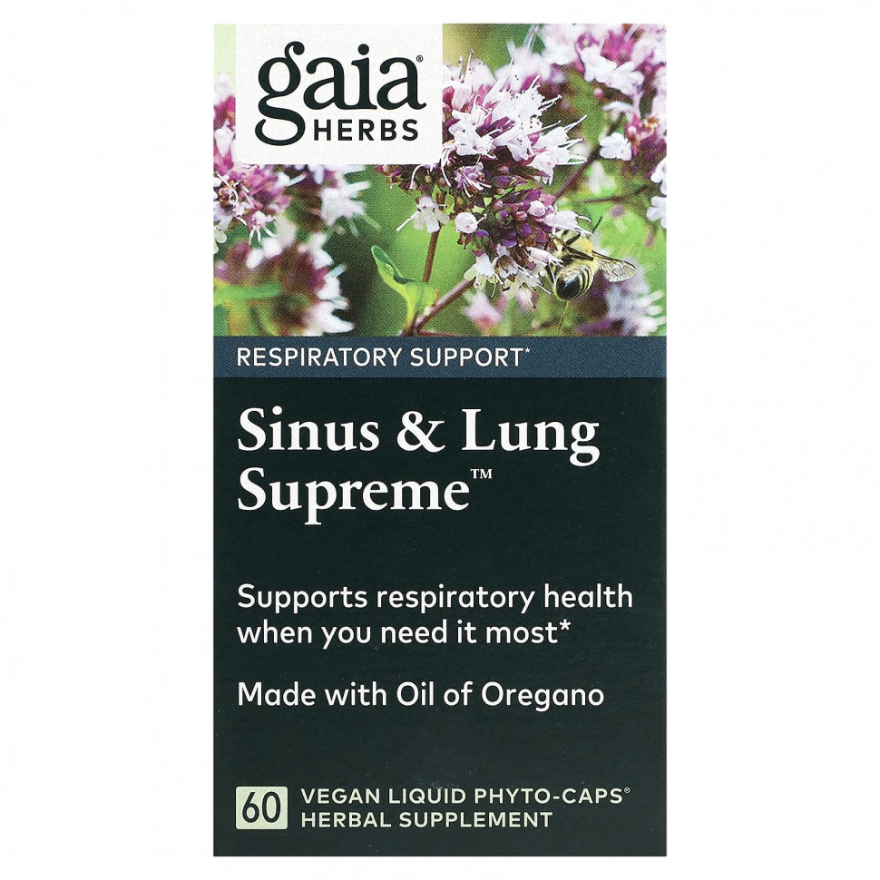  Gaia Herbs, Sinus & Lung Supreme, 60     Iherb ()