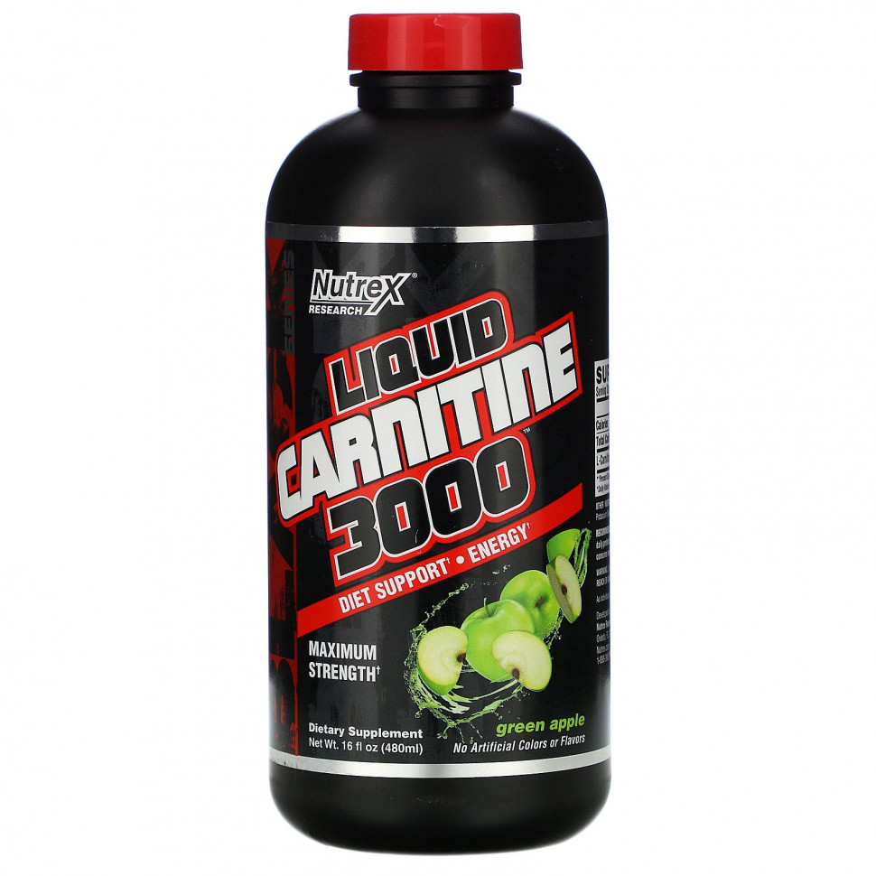 Nutrex Research, Black Series, Liquid Carnitine 3000,  , 480  (16  )    , -, 