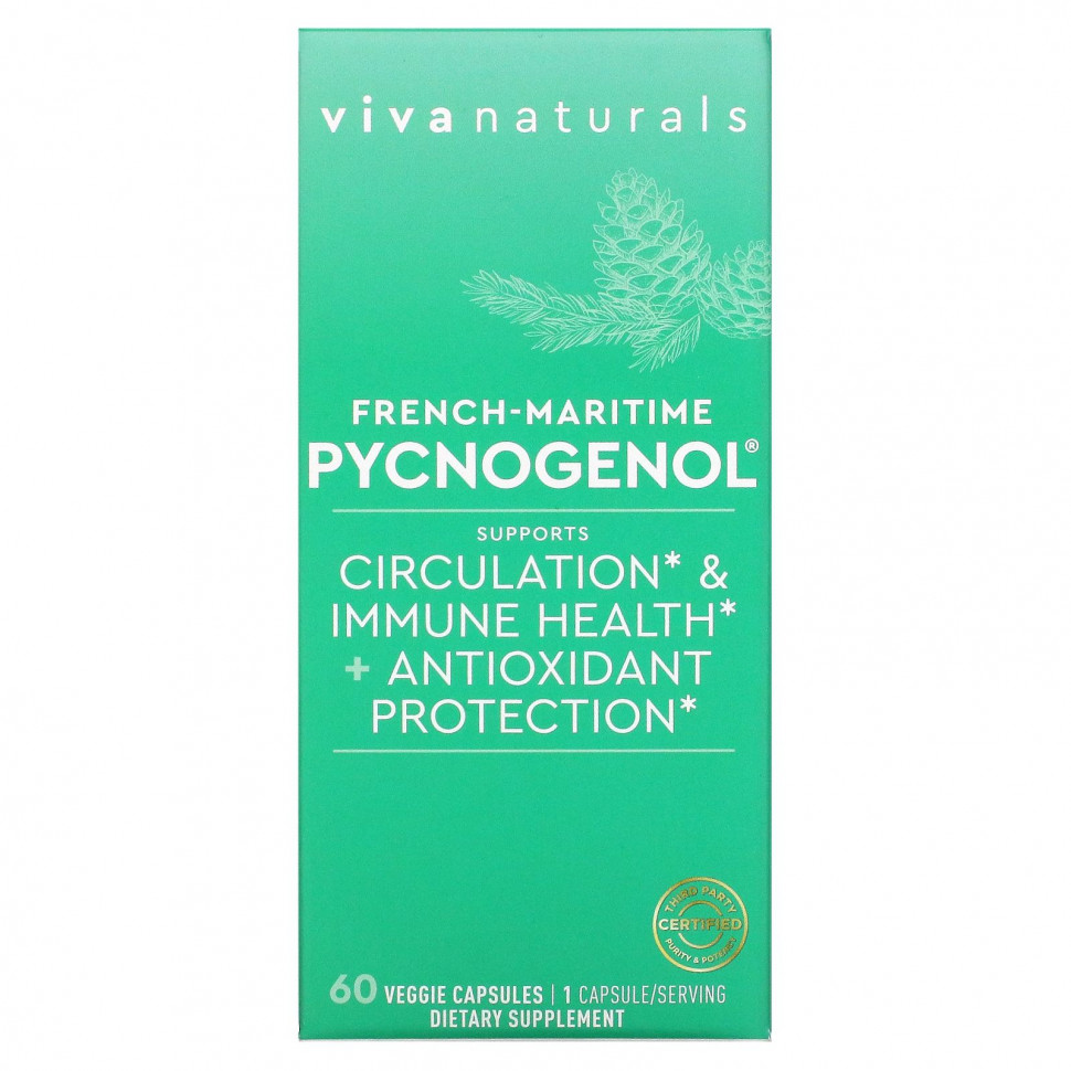 Viva Naturals, French-Maritime Pycnogenol`` 60      , -, 