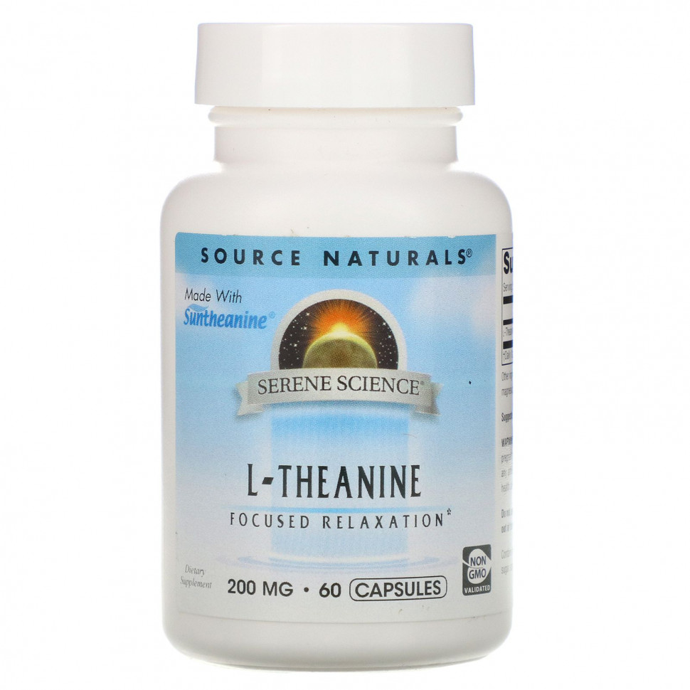 Source Naturals, Serene Science, L-, 200 , 60     , -, 