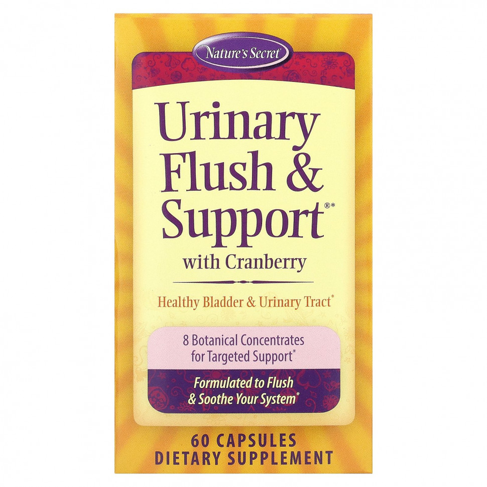 Nature's Secret, Urinary Flush & Support,    , 60     , -, 