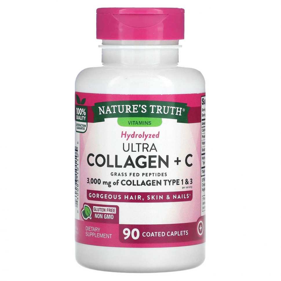 Nature's Truth, Ultra Collagen + C, 3000 , 90 ,      , -, 