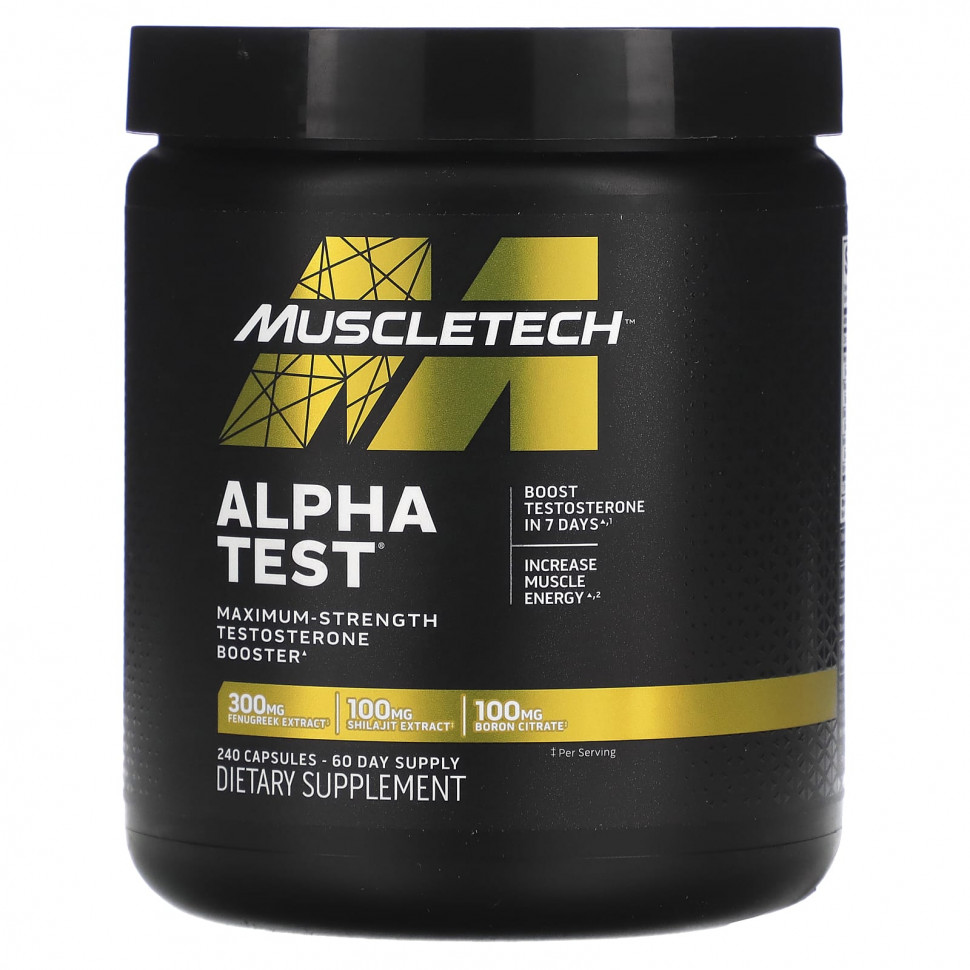 MuscleTech, Alpha Test, 240     , -, 