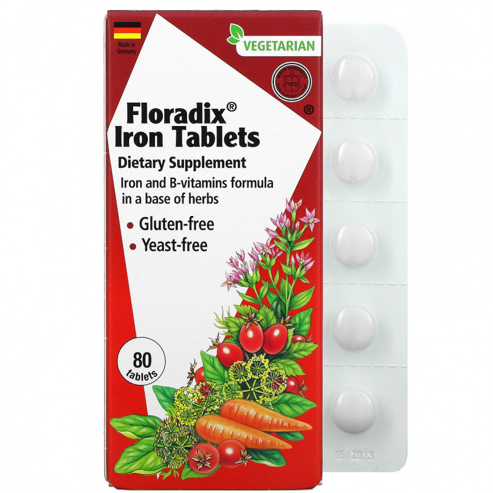 Gaia Herbs, Floradix,   , 80     , -, 