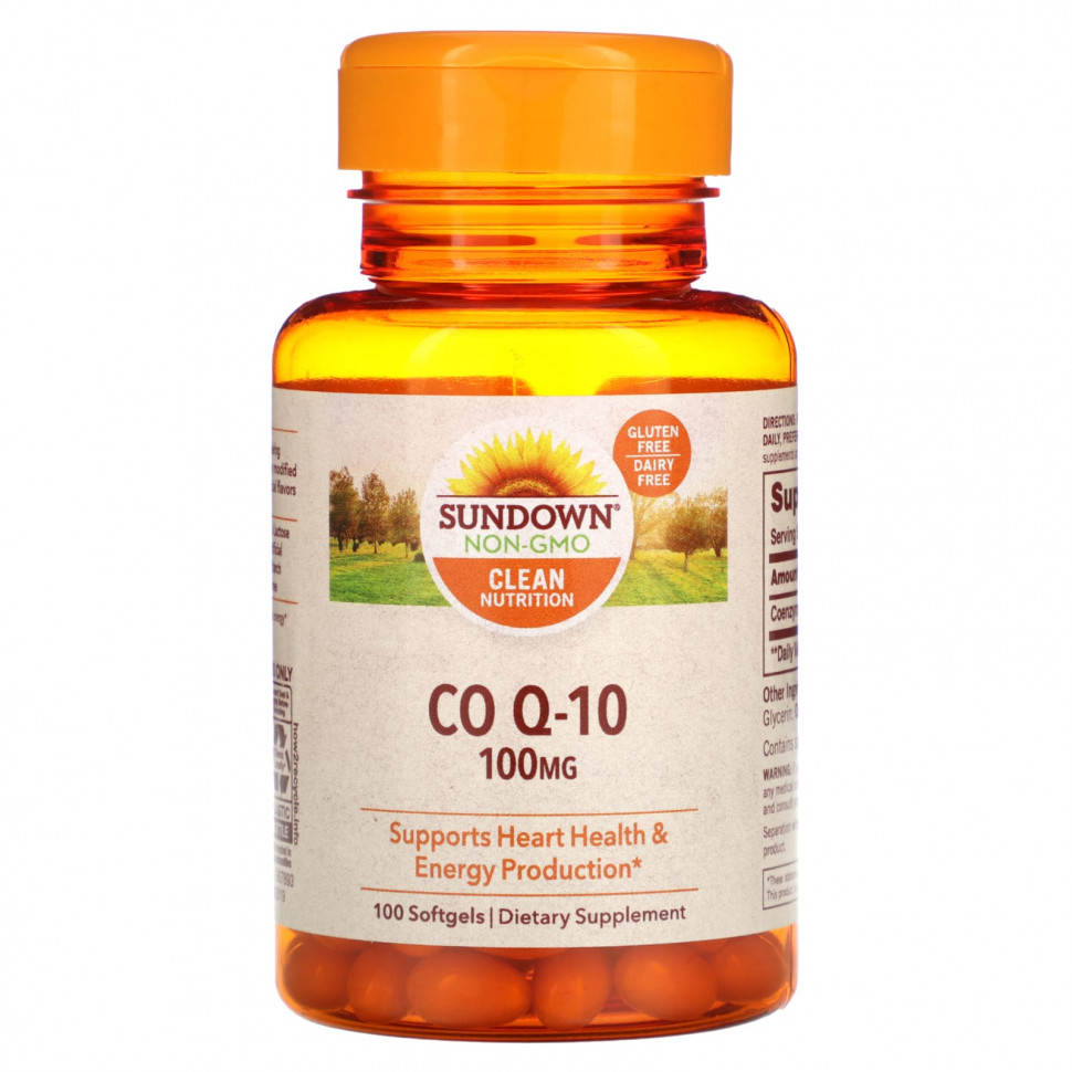 Sundown Naturals, Co Q-10, 100 , 100      , -, 