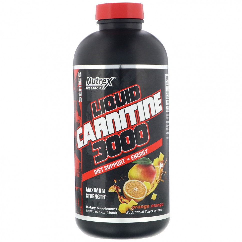 Nutrex Research, Liquid Carnitine 3000,   , 480  (16 . )    , -, 