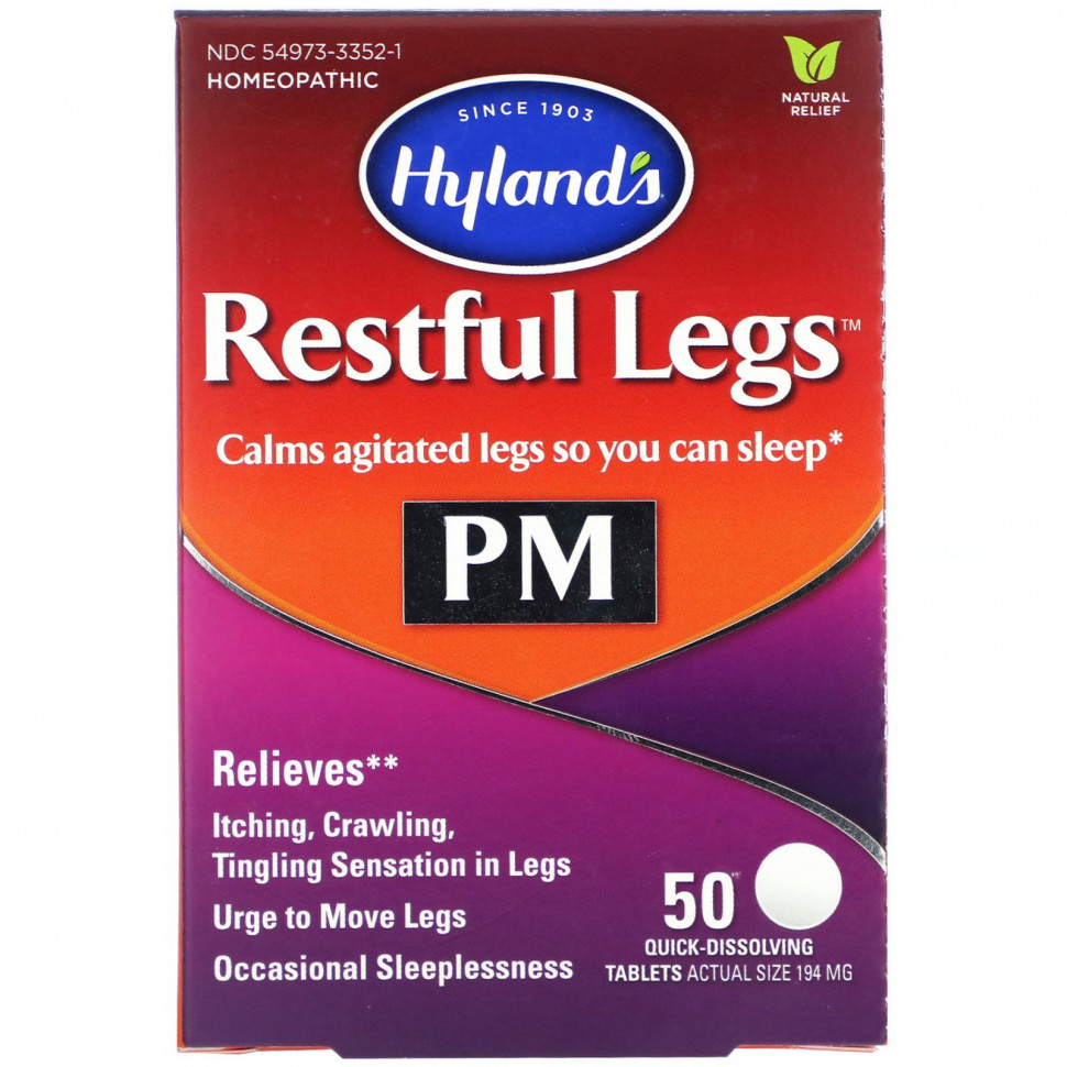 ���������� Hyland's, Restful Legs PM, 50 ����������������� ��������  Iherb (������)