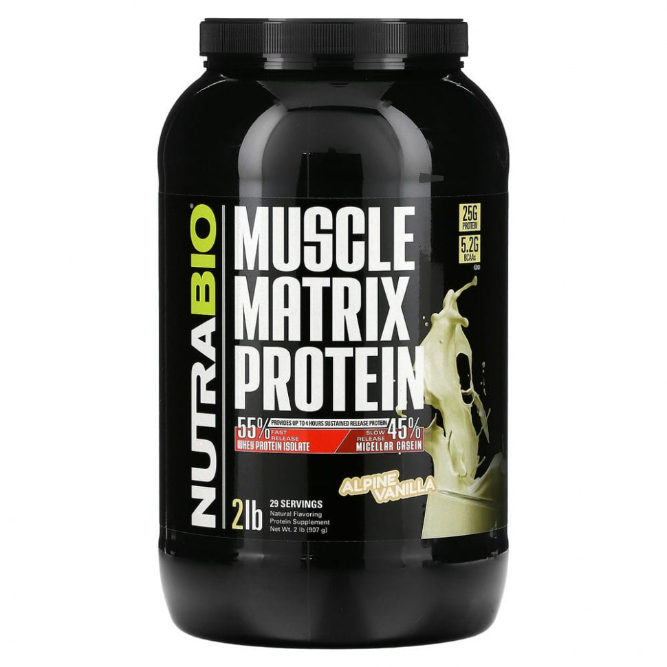 Nutrabio Labs, Muscle Matrix Protein,  , 907  (2 )    , -, 