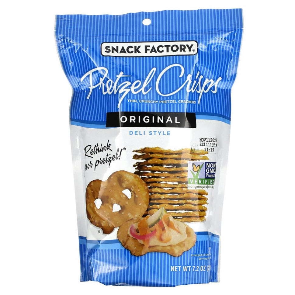 ���������� Snack Factory, ��������� ����������, � ������������ ������, ��� ��������, 204 � (7,2 �����)  Iherb (������)