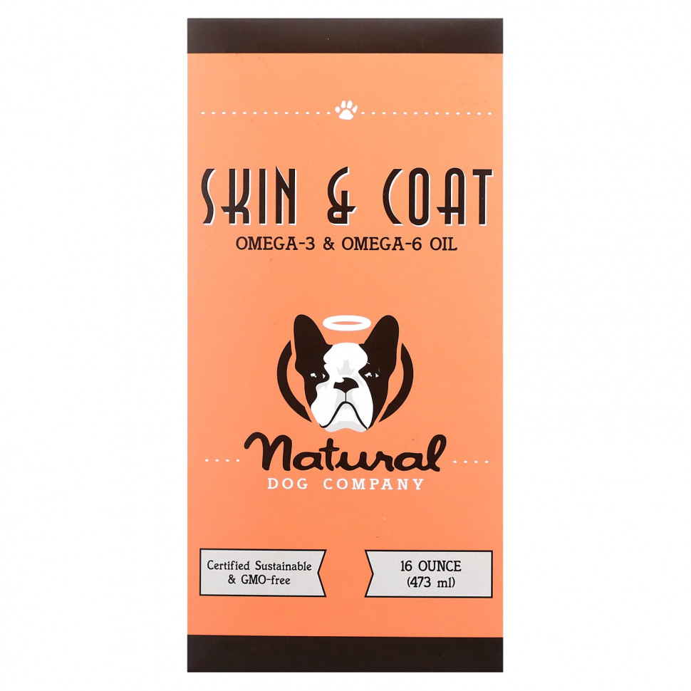 Natural Dog Company, Skin & Coat,  -3  -6, 473  (16 )    , -, 