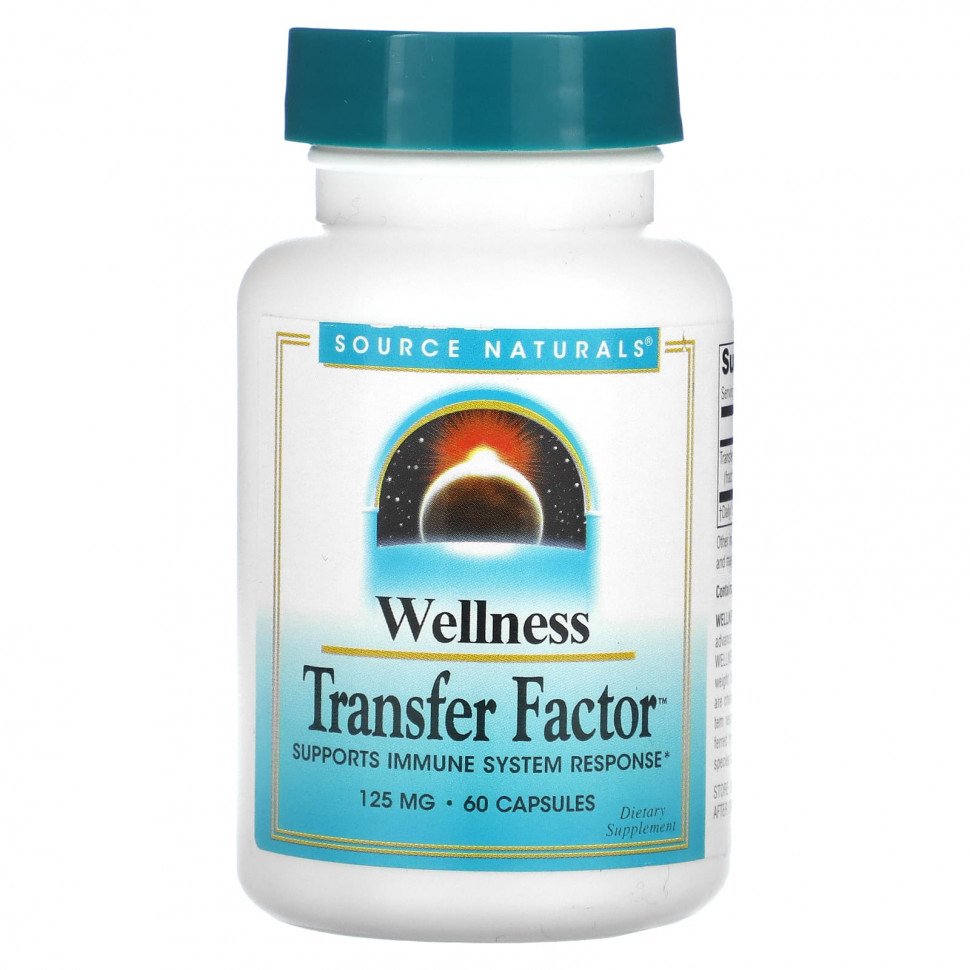 Source Naturals, Wellness, Transfer Factor, 125 , 60     , -, 