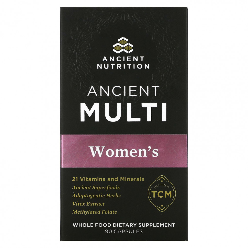 Dr. Axe / Ancient Nutrition, Ancient Multi,  , 90     , -, 