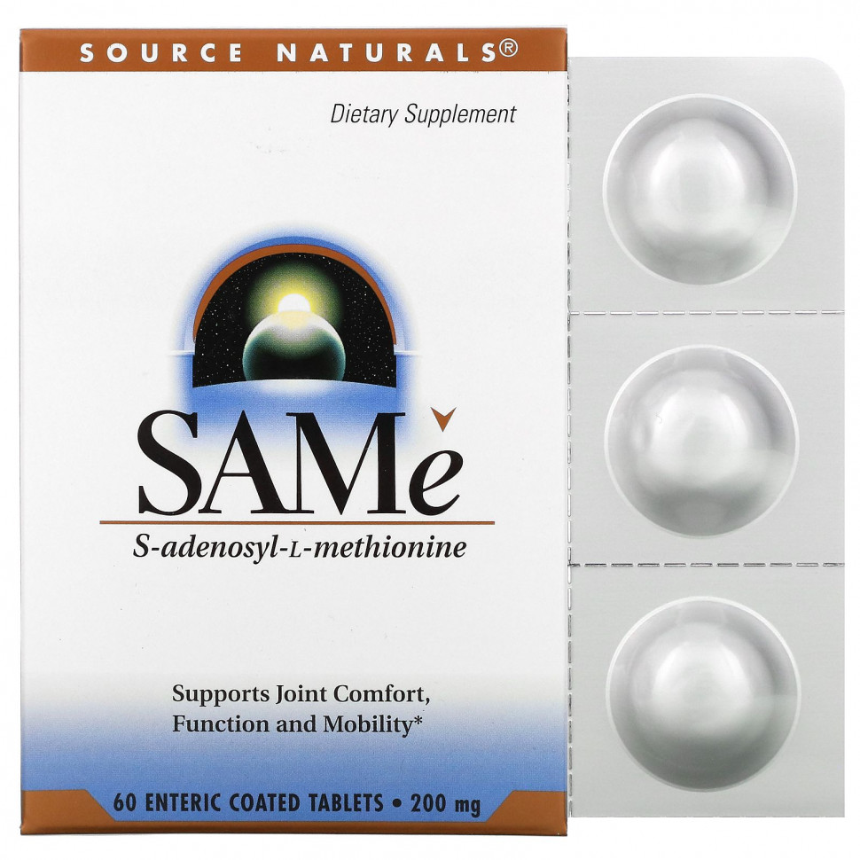 Source Naturals, SAMe, 200 , 60 ,       , -, 