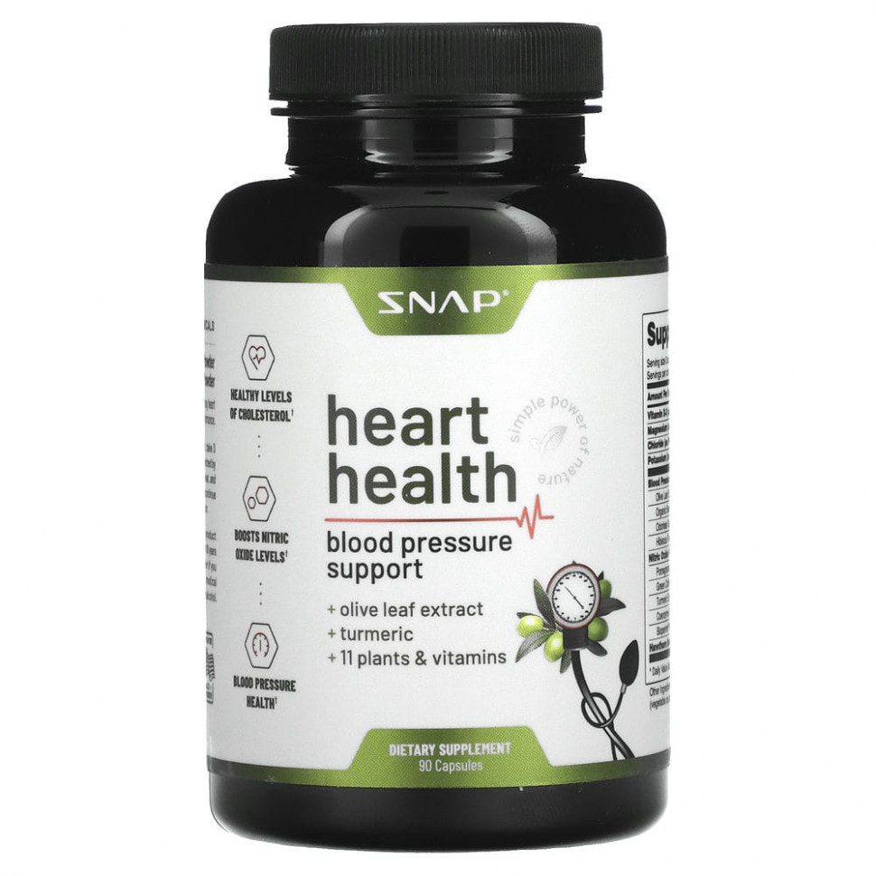 Snap Supplements, Heart Health`` 90     , -, 