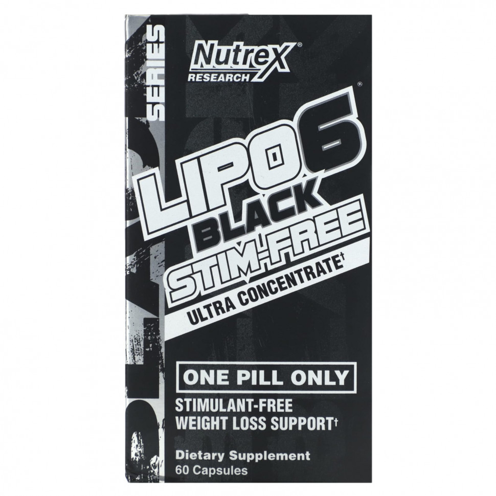 Nutrex Research, Lipo 6 Black, , 60     , -, 