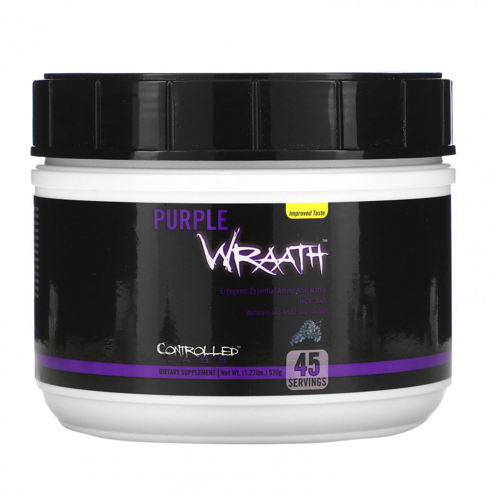 Controlled Labs, Purple Wraath, Juicy Grape, 1.27 lbs (576 g)    , -, 