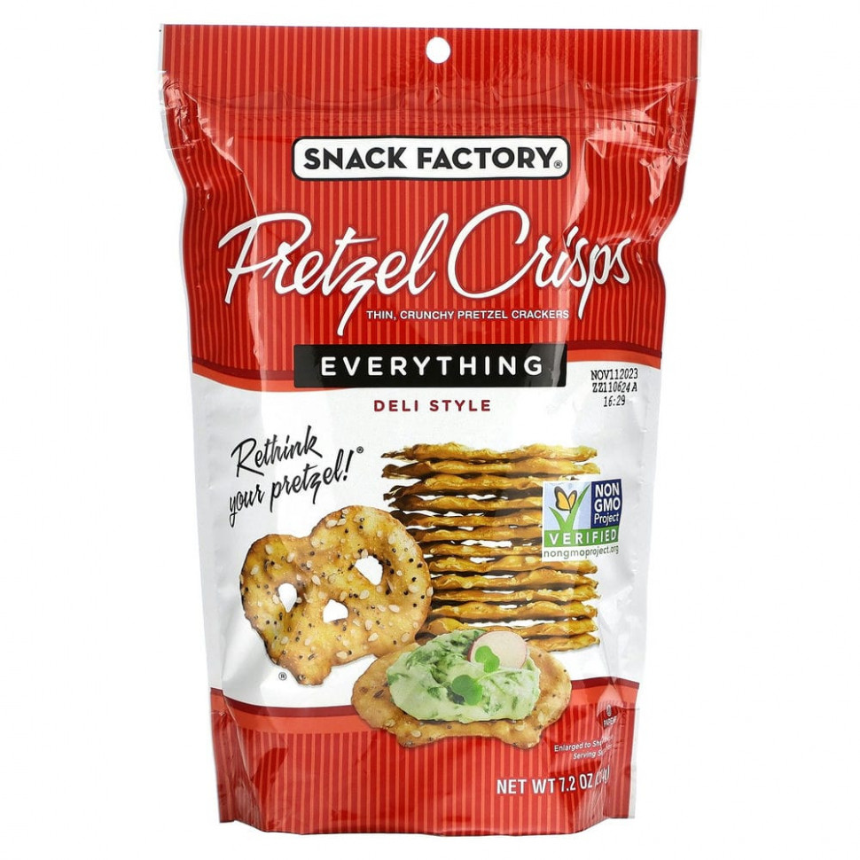 ���������� Snack Factory, �������� � �������, Everything, ��� ��������, 204 � (7,2 �����)  Iherb (������)