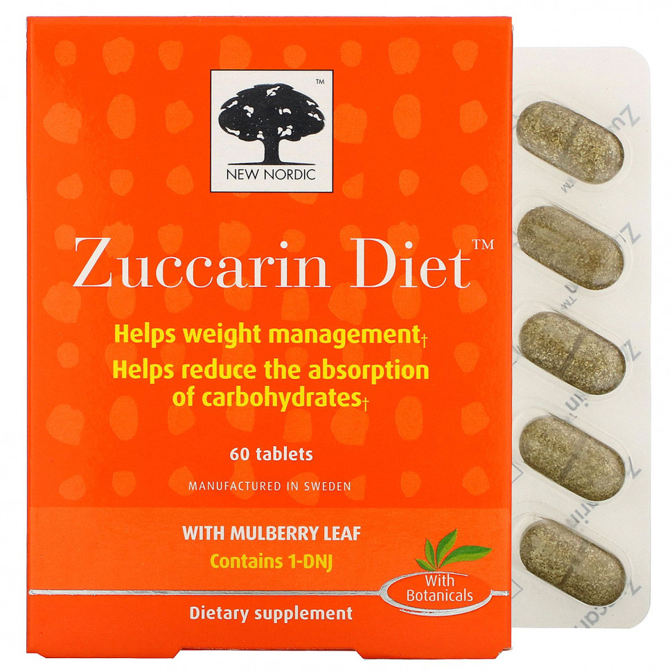 New Nordic, Zuccarin Diet,   , 60     , -, 