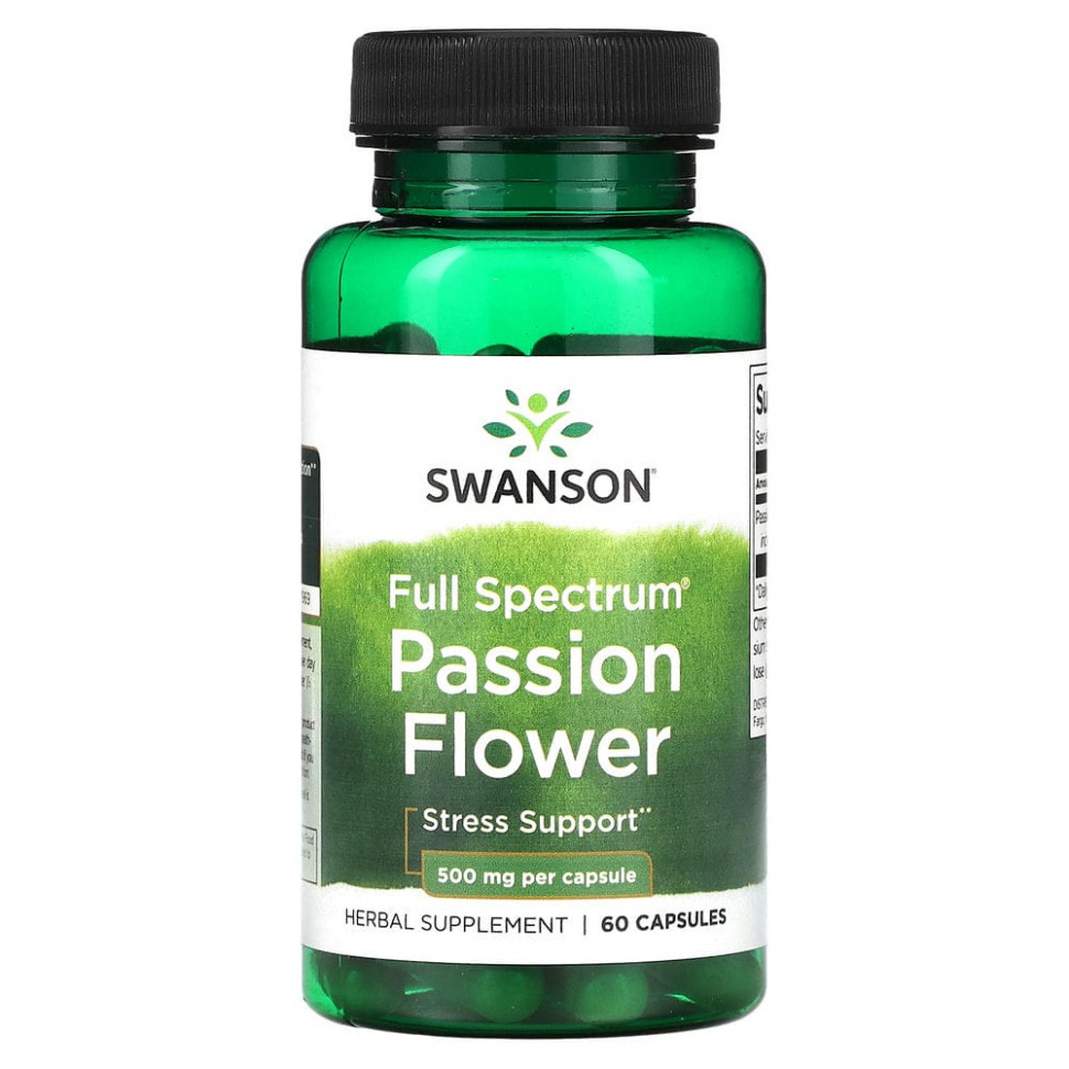 Swanson, Full Spectrum Passion Flower, 500 , 60     , -, 