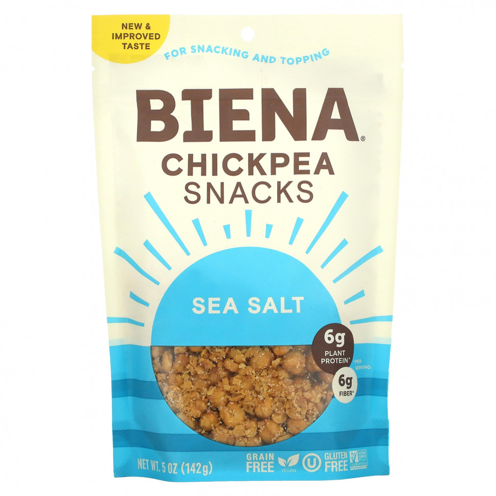 ���������� BIENA, Snacks, ������� ����, 142 � (5 �����)  Iherb (������)
