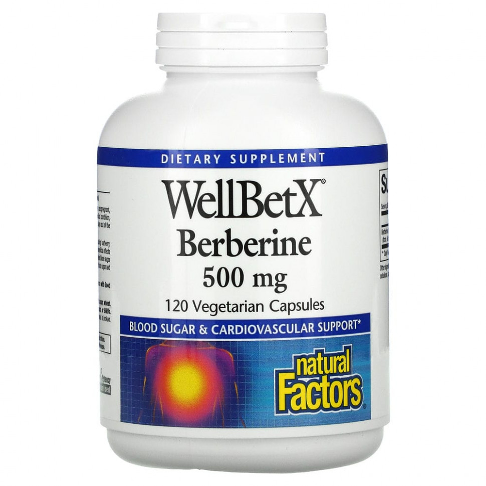  Natural Factors, WellBetX, , 500 , 120    Iherb ()