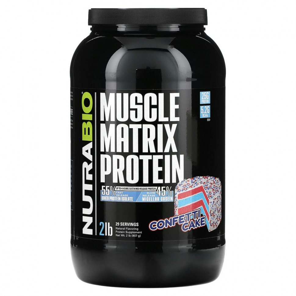  Nutrabio Labs, Muscle Matrix Protein,   , 907  (2 )  Iherb ()