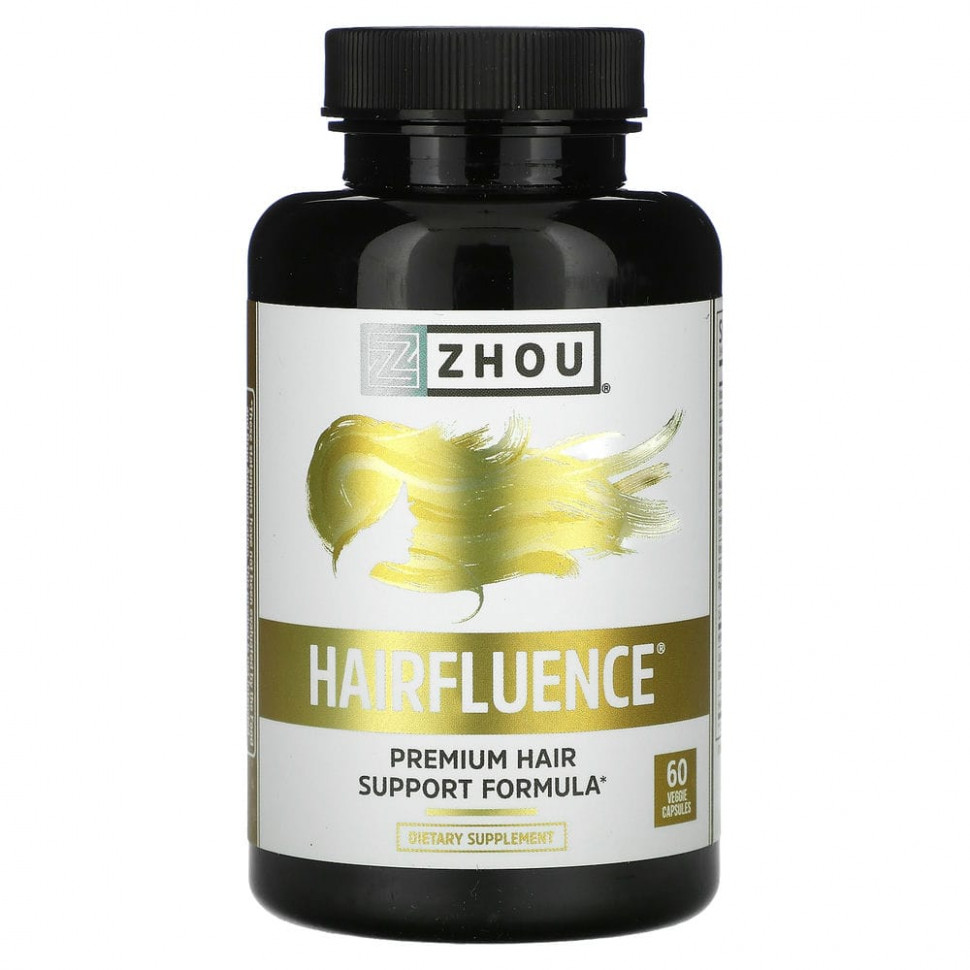 Zhou Nutrition, Hairfluence, -  , 60      , -, 