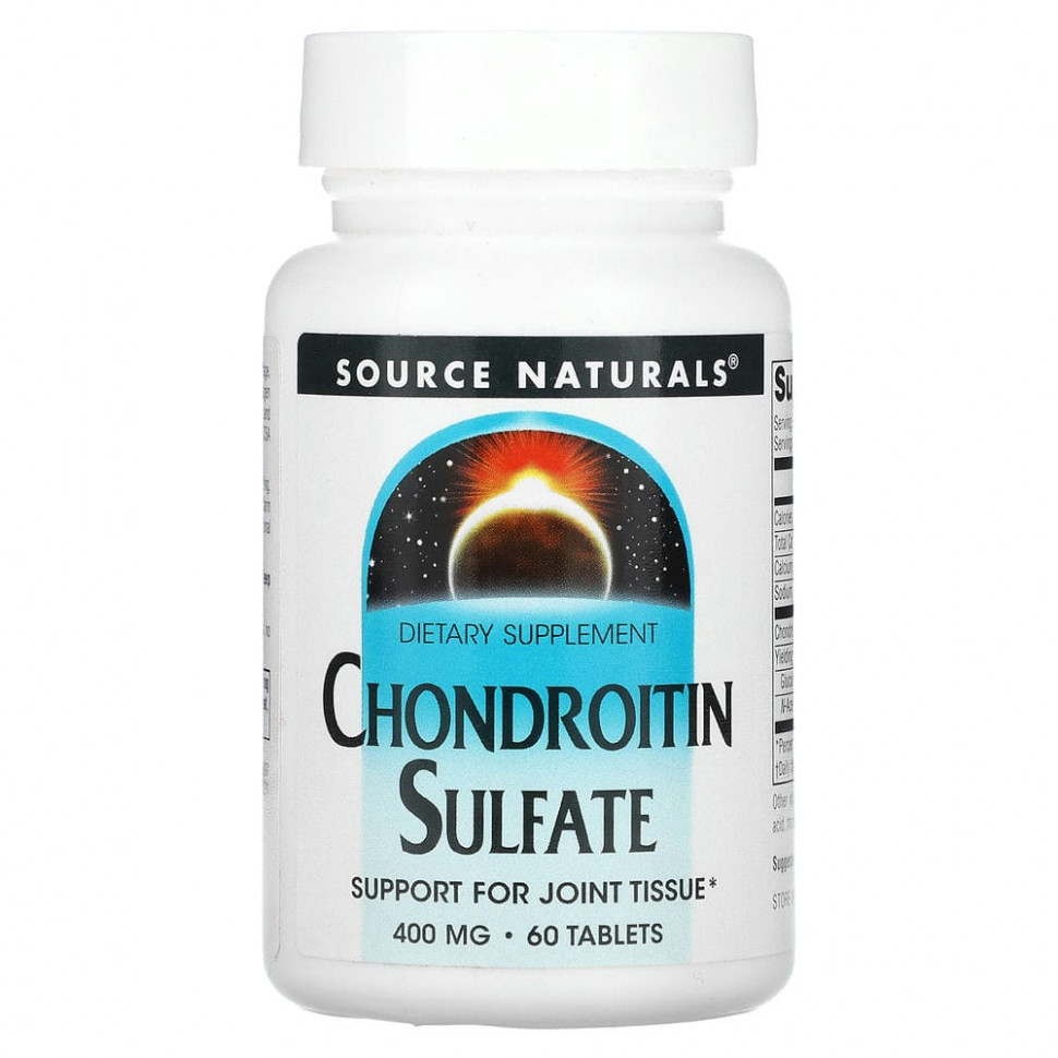 Source Naturals, Chondroitin Sulfate, 400 , 60     , -, 