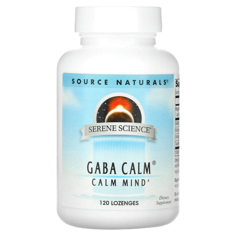 Source Naturals, GABA Calm, , 120       , -, 