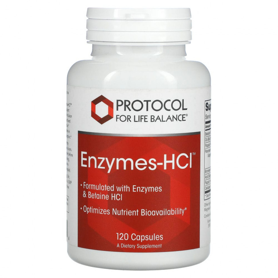 Protocol for Life Balance, Enzymes-HCI, 120     , -, 