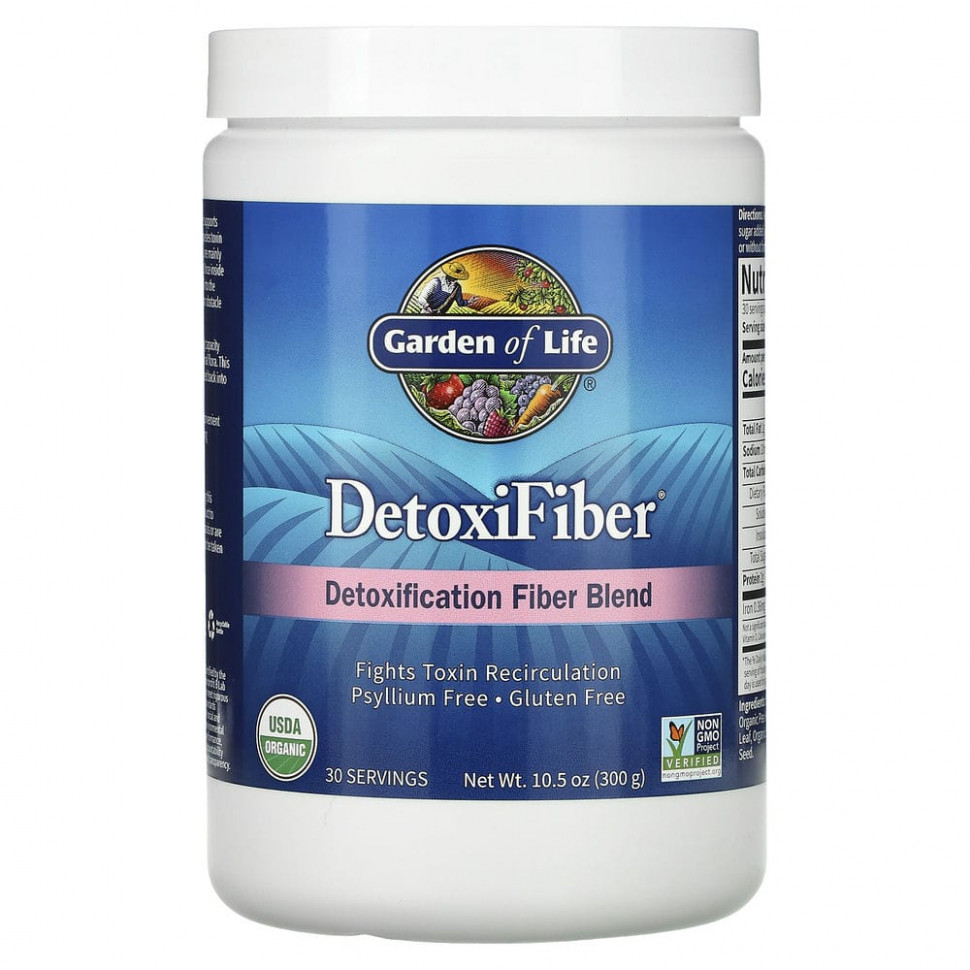 Garden of Life, DetoxiFiber,     , 300     , -, 