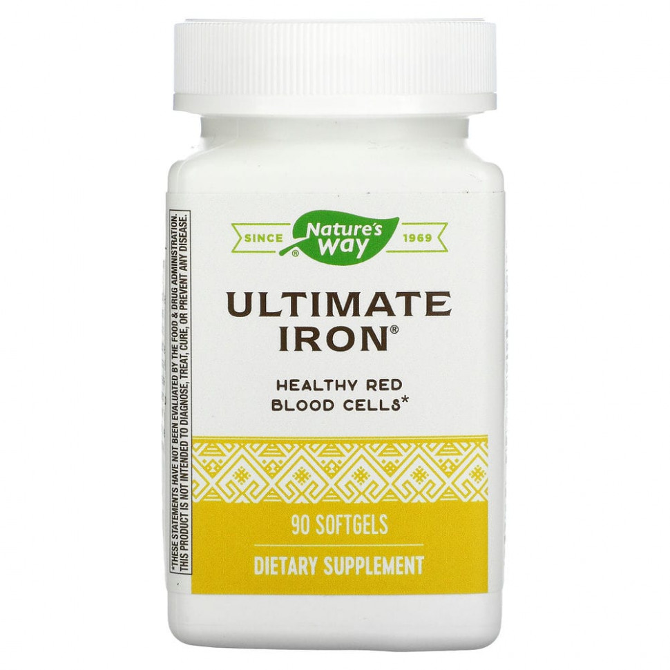 Nature's Way, Ultimate Iron, 90      , -, 