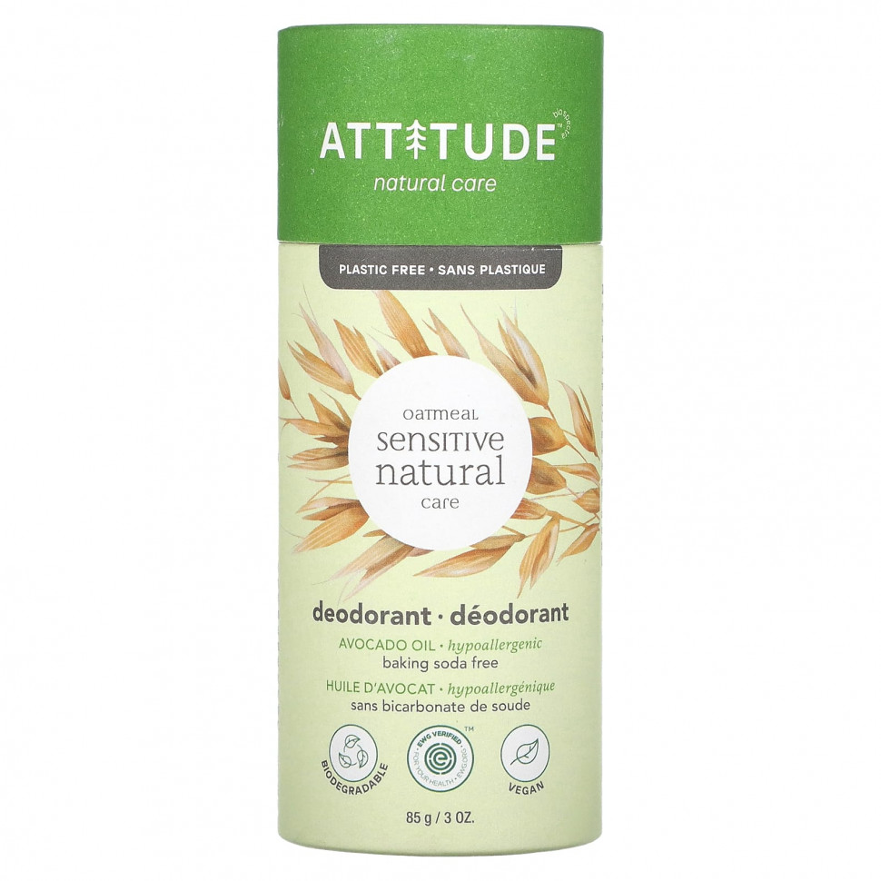 ATTITUDE, Oatmeal Sensitive Natural Care, ,  , 85  (3 )    , -, 